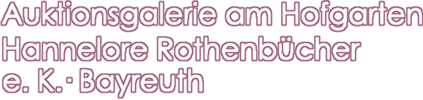 Auktionsgalerie am Hofgarten - Hannelore Rothenbuercher e.K. - Bayreuth